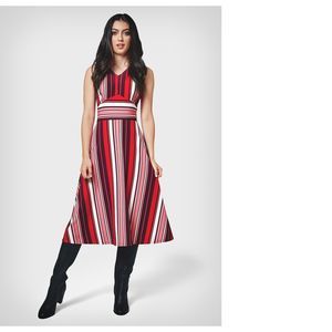 Leota Women's Rosemary Dress In Stripe Paradise